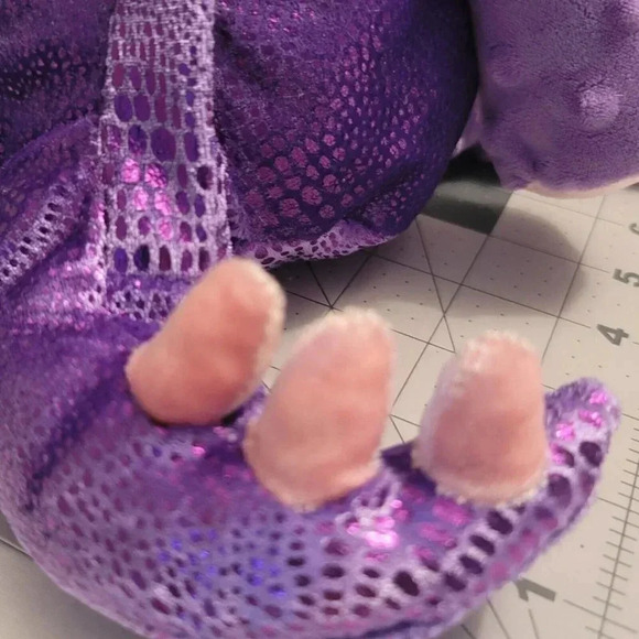 Scentsy Buddy Snap The Dragon Purple & Pink Stuffed Animal Plush Rerd. Scent Pak - Picture 3 of 16